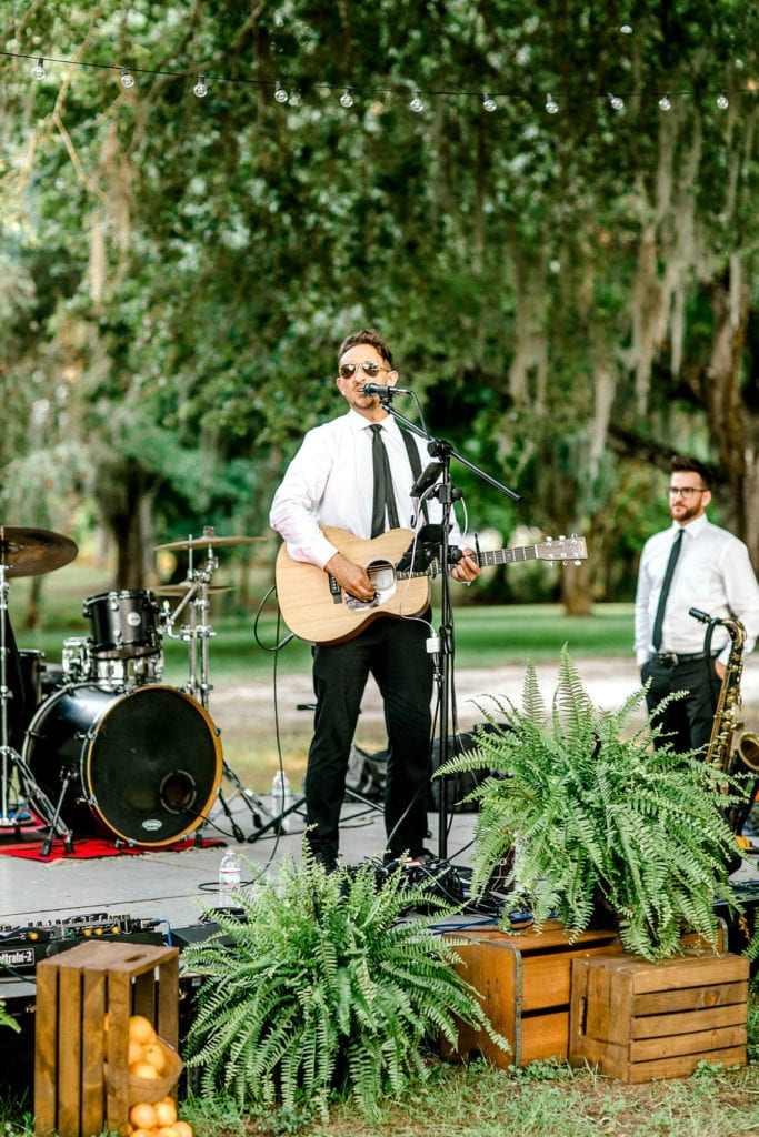 Orange themed wedding