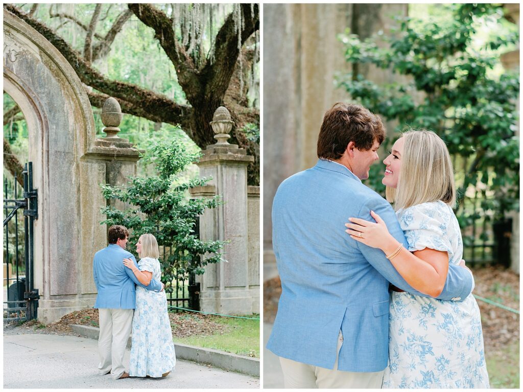 wormsloe engagement photos by a Savannah wedding photographer