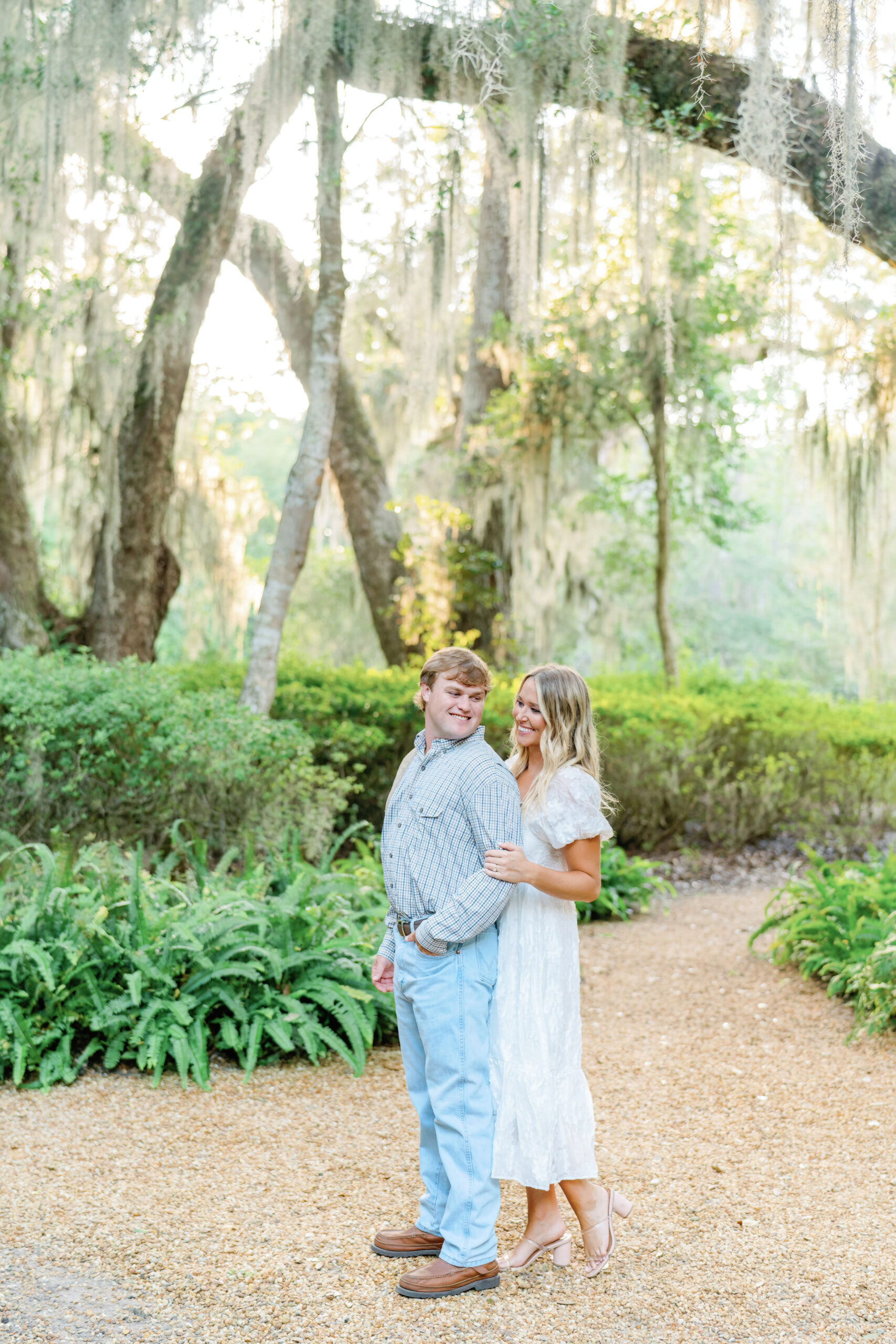 Emma and Brenley's st simons island engagement session